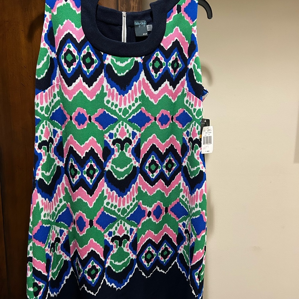 Gabby Skye Multicolor Geometric Dress